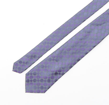 Marks and Spencer Mens Multicoloured Polka Dot Polyester Pointed Tie One Size