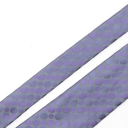 Marks and Spencer Mens Multicoloured Polka Dot Polyester Pointed Tie One Size