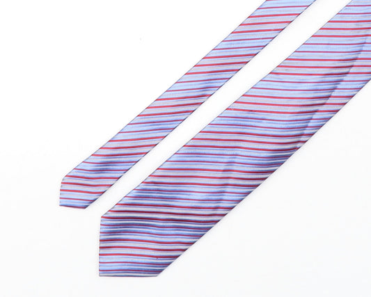 Tie Rack  Mens Multicoloured Striped Polyester Pointed Tie One Size