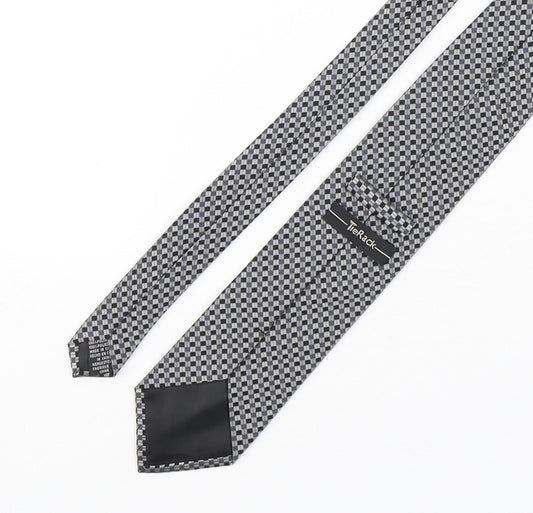 Tie Rack Mens Multicoloured Plaids & Checks Polyester Pointed Tie One Size