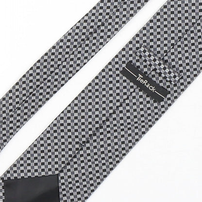 Tie Rack Mens Multicoloured Plaids & Checks Polyester Pointed Tie One Size