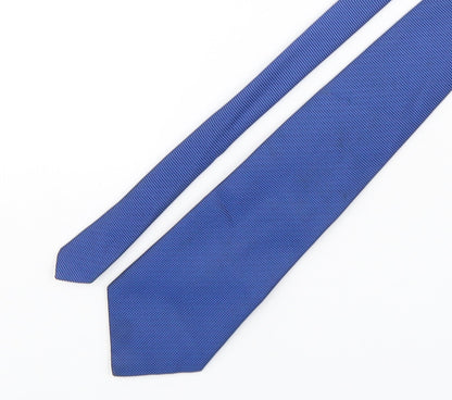 NEXT Mens Blue Grenadine Polyester Pointed Tie One Size