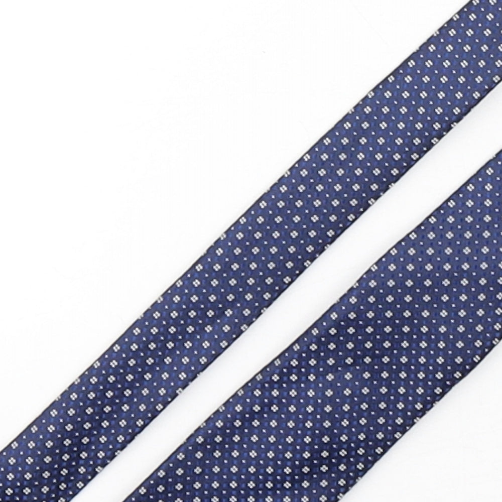 NEXT Mens Multicoloured Geometric Polyester Pointed Tie One Size