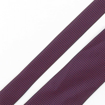 Marks and Spencer Mens Multicoloured Plaids & Checks Polyester Pointed Tie One Size