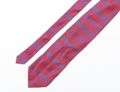 Marks and Spencer Mens Multicoloured Geometric Silk Pointed Tie One Size