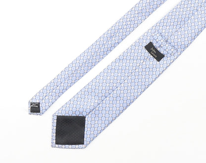 John Lewis  Mens Multicoloured Geometric Silk Pointed Tie One Size