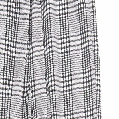 SheIn Womens Grey Plaid Polyester Trousers  Size M L29 in Regular