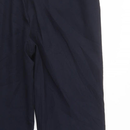 Bonmarché Womens Blue  Polyester Dress Pants Trousers Size 14 L30 in Regular