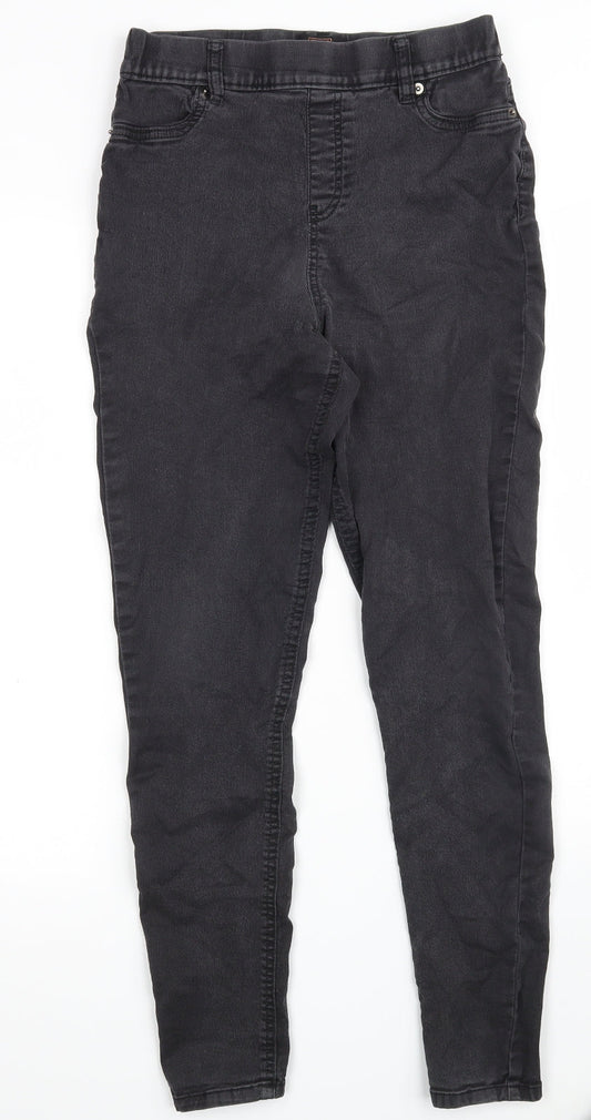 F&F Womens Grey  Cotton Jegging Jeans Size 12 L28 in Slim