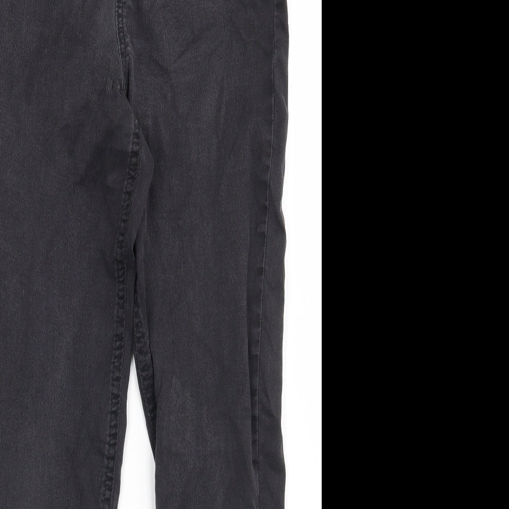 F&F Womens Grey  Cotton Jegging Jeans Size 12 L28 in Slim