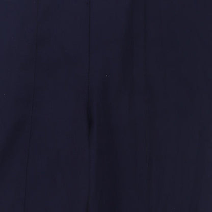 Matalan Womens Blue  Polyester Trousers  Size 12 L28 in Regular