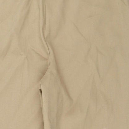 Autograph Womens Beige  Polyester Trousers  Size 20 L24 in Regular Button