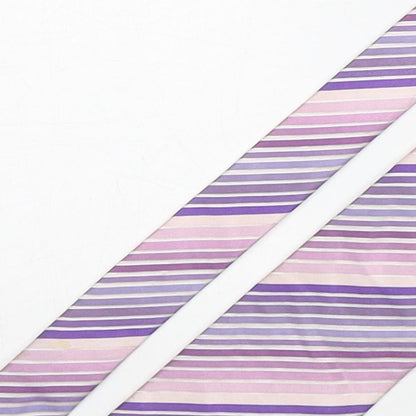 NEXT Mens Multicoloured Striped Polyester Pointed Tie One Size