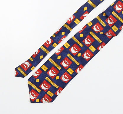 Marks and Spencer Mens Multicoloured Geometric Polyester Pointed Tie One Size