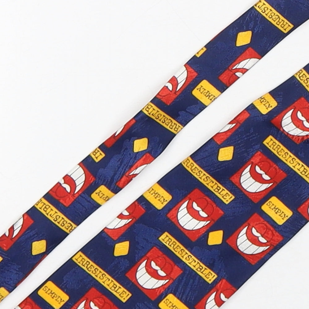 Marks and Spencer Mens Multicoloured Geometric Polyester Pointed Tie One Size