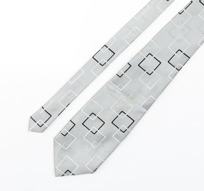 NEXT Mens Multicoloured Geometric Polyester Pointed Tie One Size