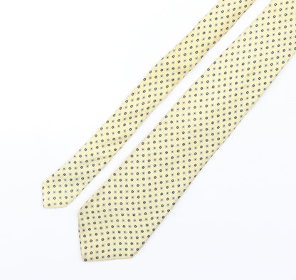 Marks and Spencer Mens Multicoloured Geometric Silk Pointed Tie One Size
