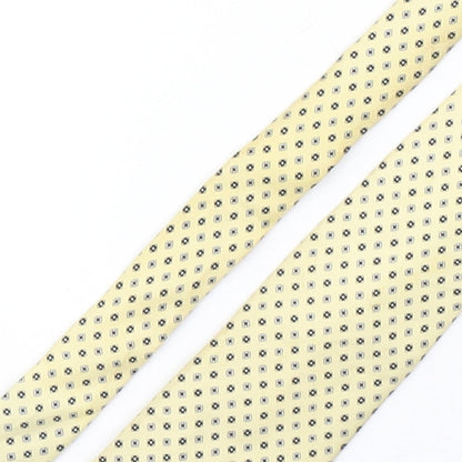 Marks and Spencer Mens Multicoloured Geometric Silk Pointed Tie One Size