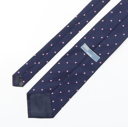 Marks and Spencer Mens Multicoloured Geometric Polyester Pointed Tie One Size