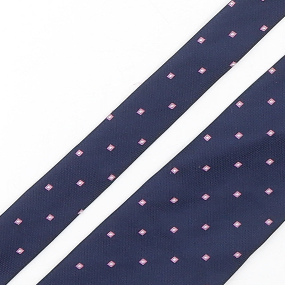 Marks and Spencer Mens Multicoloured Geometric Polyester Pointed Tie One Size
