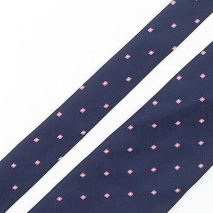 Marks and Spencer Mens Multicoloured Geometric Polyester Pointed Tie One Size