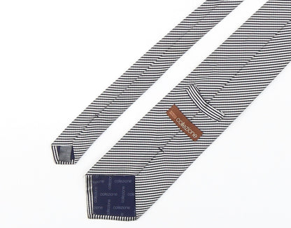 Marks and Spencer Mens Multicoloured Striped Silk Pointed Tie One Size