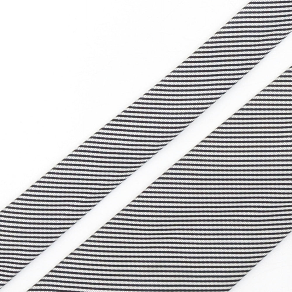 Marks and Spencer Mens Multicoloured Striped Silk Pointed Tie One Size