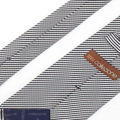 Marks and Spencer Mens Multicoloured Striped Silk Pointed Tie One Size