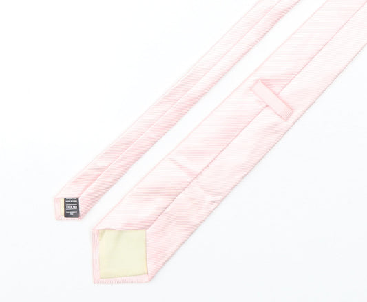 Marks and Spencer Mens Pink  Polyester Pointed Tie One Size