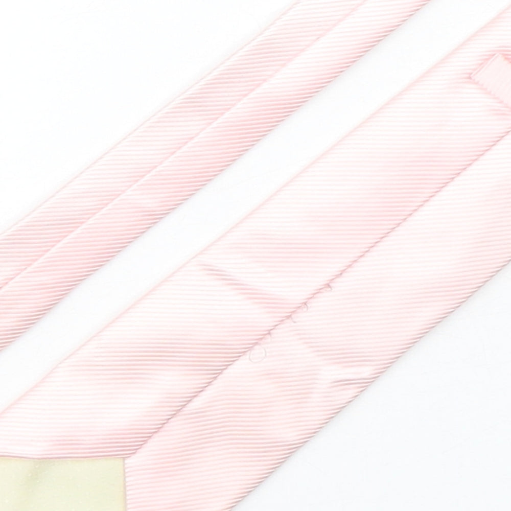 Marks and Spencer Mens Pink  Polyester Pointed Tie One Size