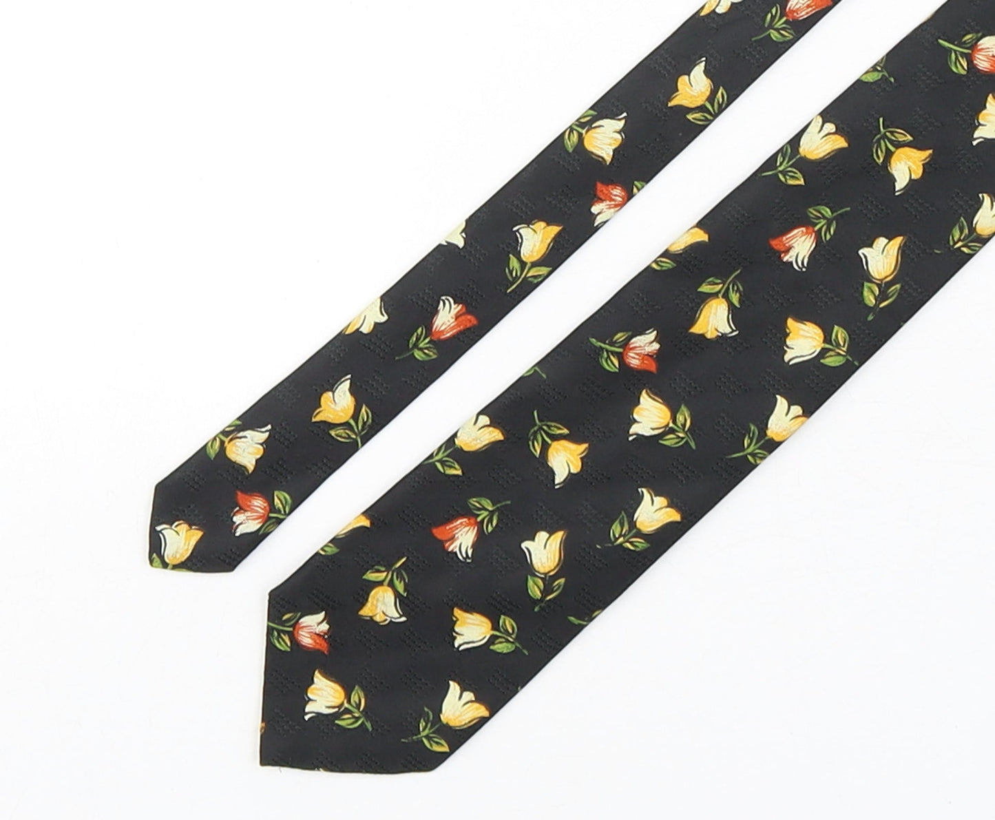 Havana  Mens Multicoloured Floral Polyester Pointed Tie One Size