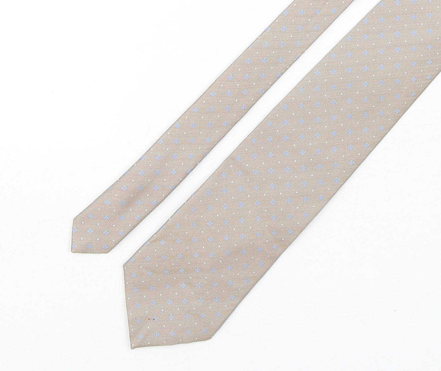 Marks and Spencer Mens Multicoloured Geometric Silk Pointed Tie One Size