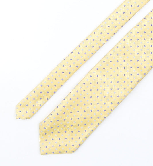 Marks and Spencer Mens Multicoloured Geometric Polyester Pointed Tie One Size