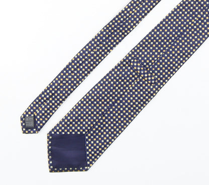 Marks and Spencer Mens Multicoloured Geometric Silk Pointed Tie One Size