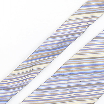 Michelsons Mens Multicoloured Striped Polyester Pointed Tie One Size