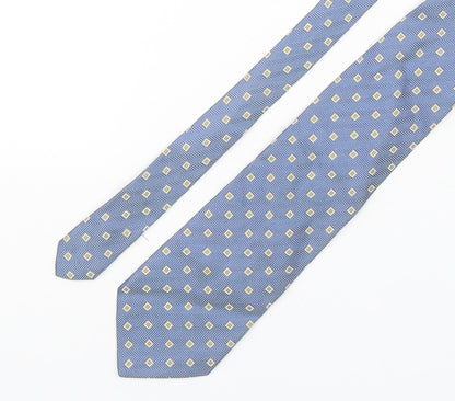 Mens Blazer Multicoloured Geometric  Pointed Tie