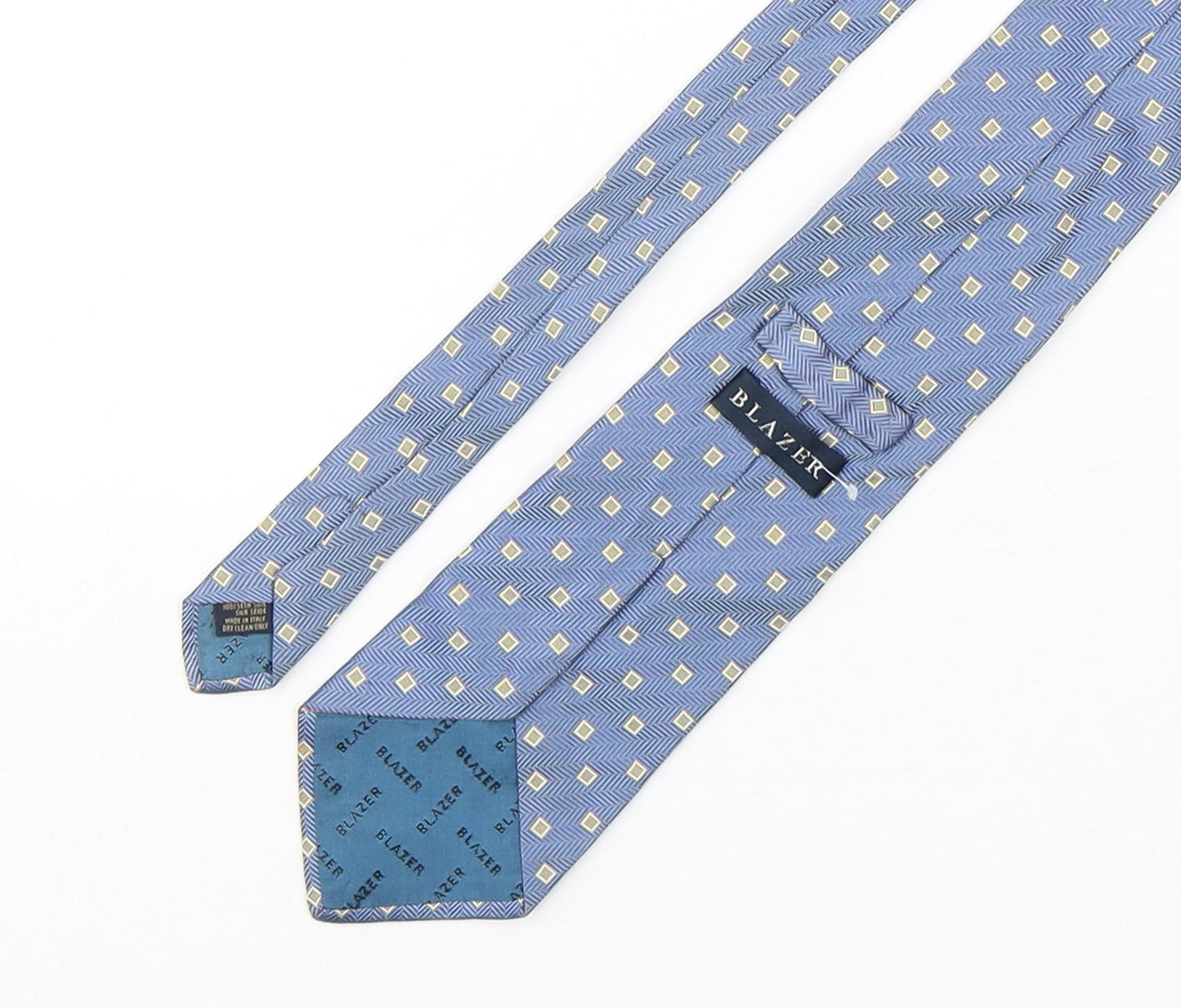 Mens Blazer Multicoloured Geometric  Pointed Tie