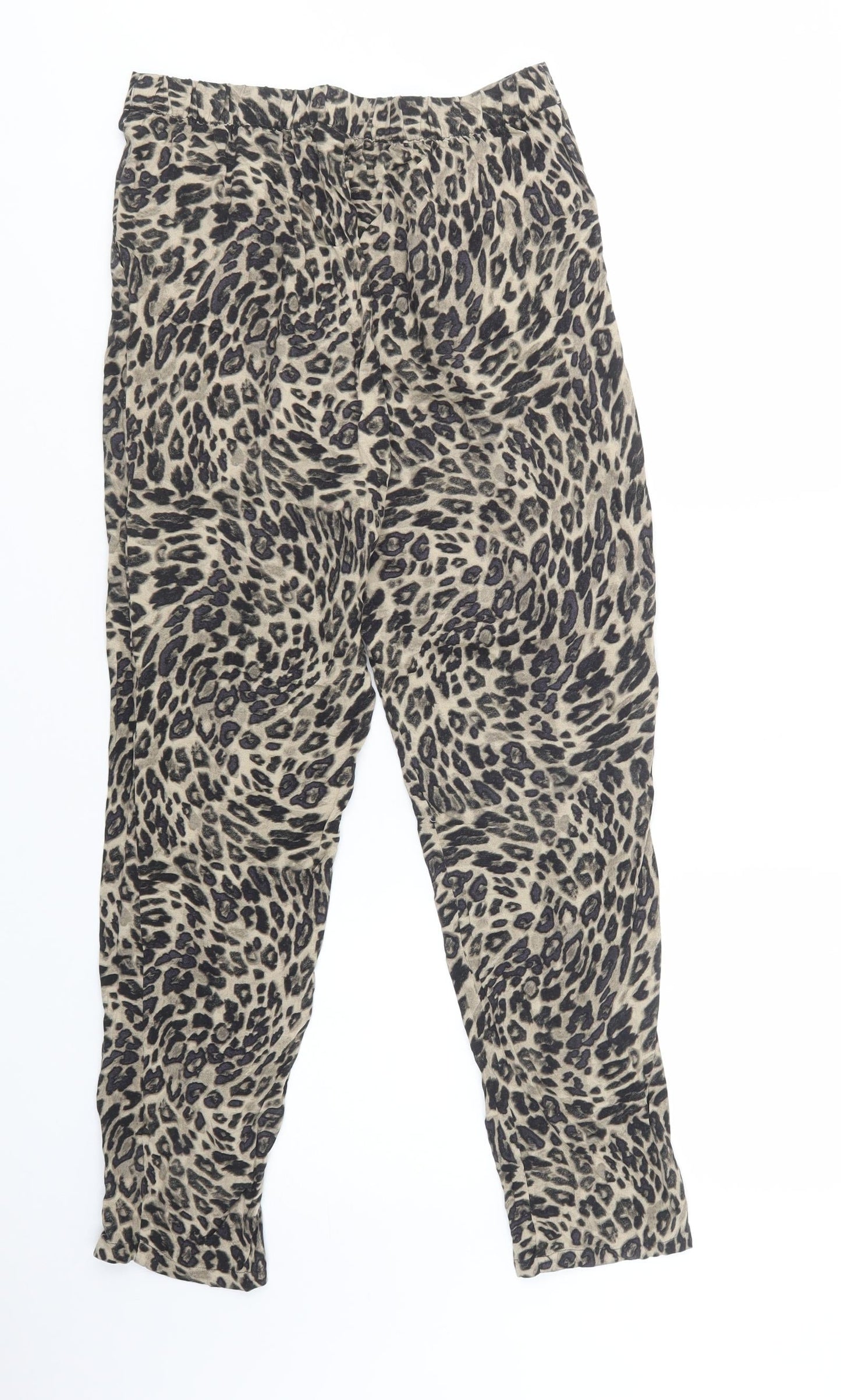 Womens UK Size S H&M Regular Fit Jegging Brown Trousers