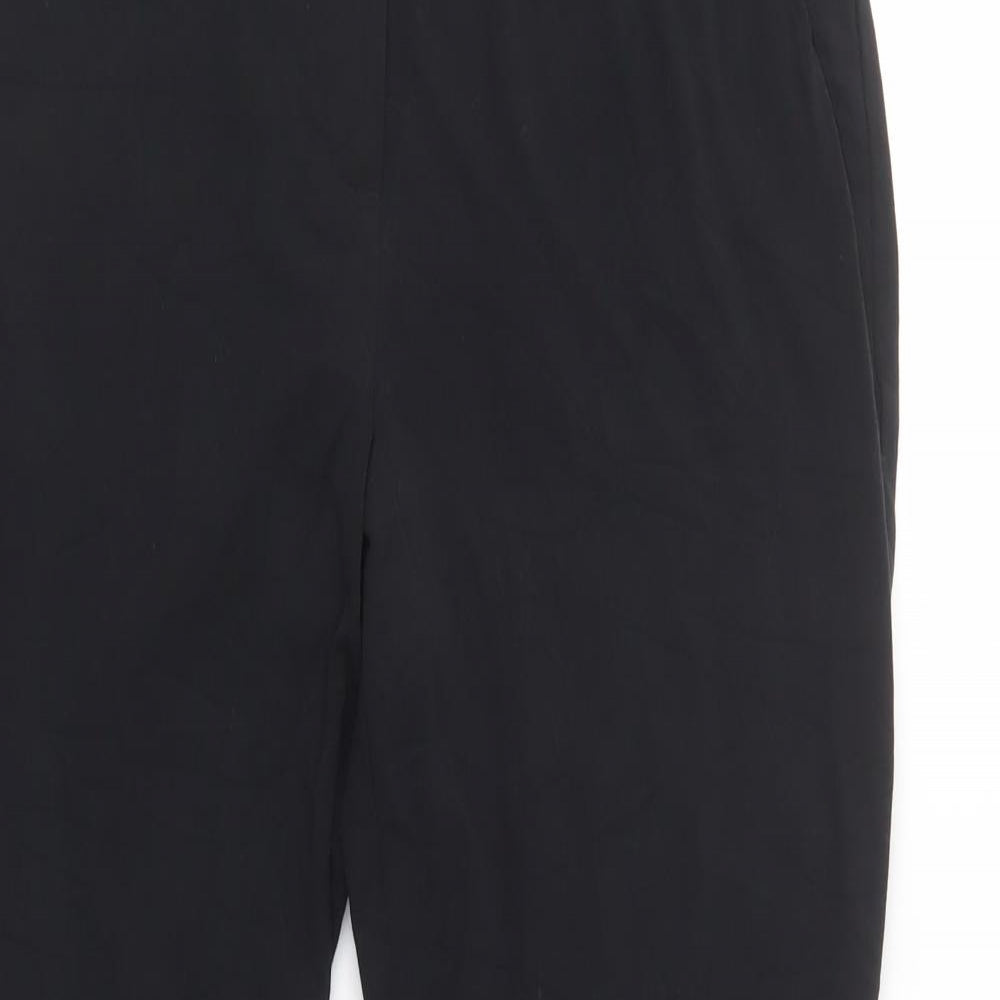 Womens UK Size 12 Marks and Spencer Regular Fit Dress Pants Black Trousers