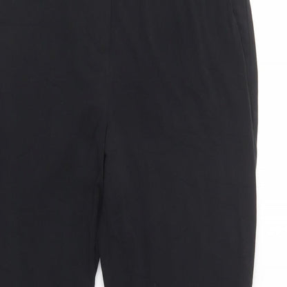 Womens UK Size 12 Marks and Spencer Regular Fit Dress Pants Black Trousers