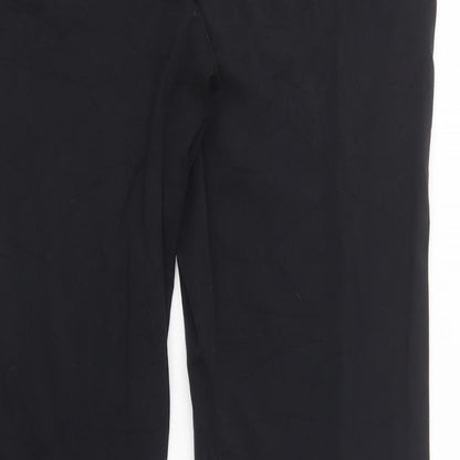 Womens UK Size 12 Marks and Spencer Regular Fit Dress Pants Black Trousers