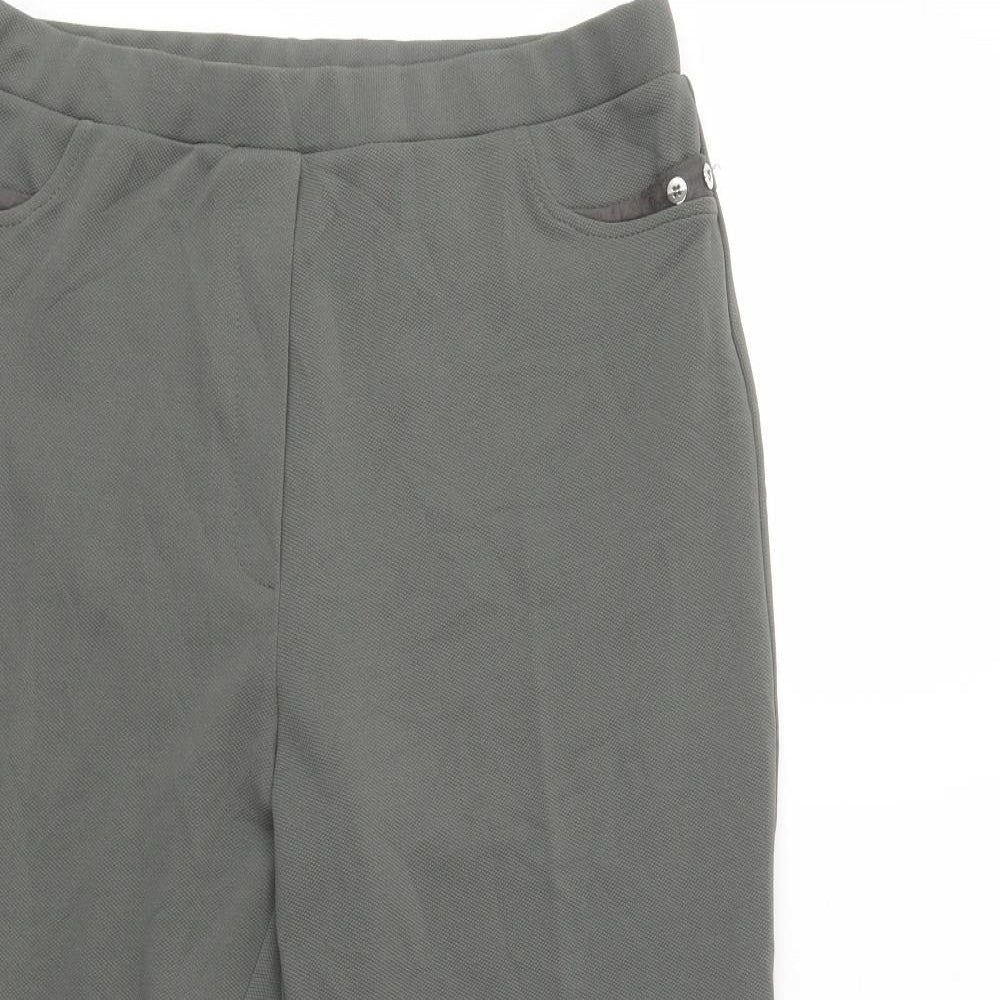 Womens UK Size 14 Afibel Regular Fit  Green Trousers