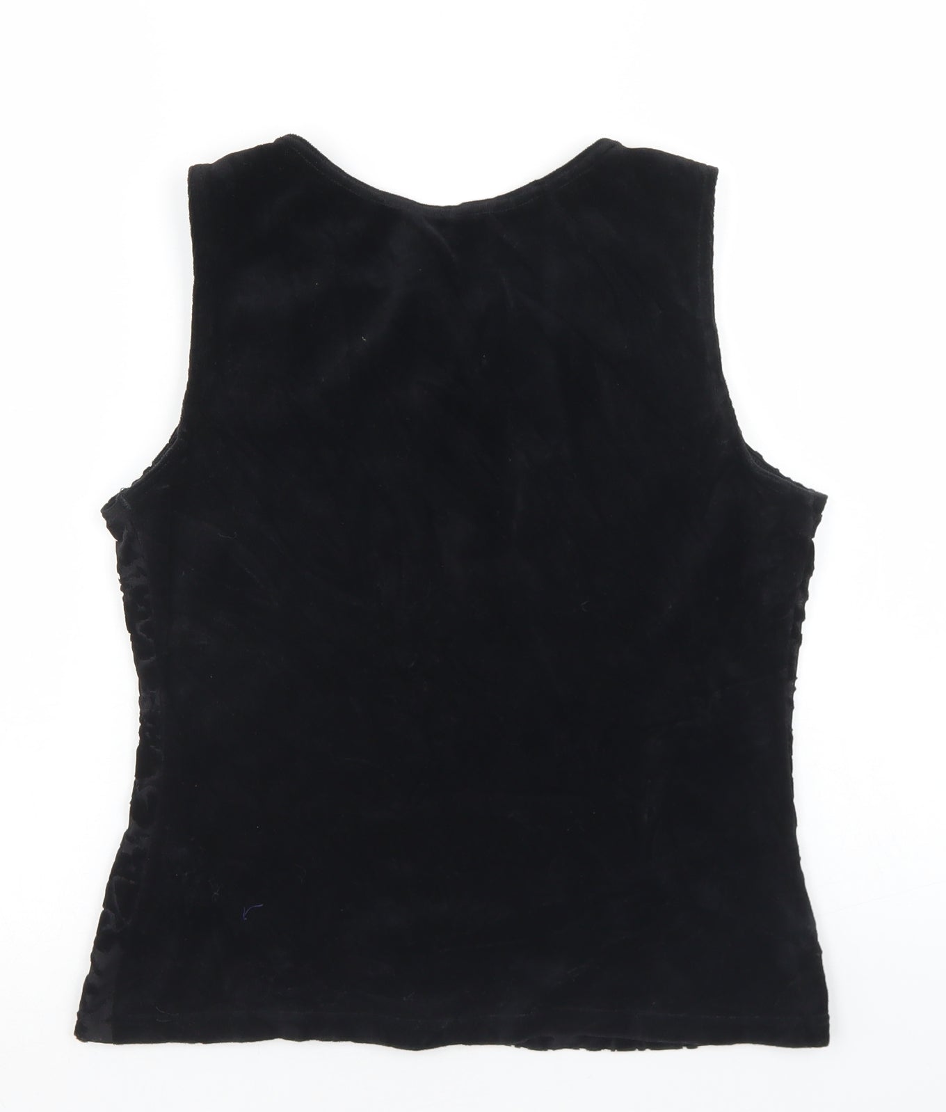 Womens UK Size 14 Marks and Spencer Black Cropped Tank