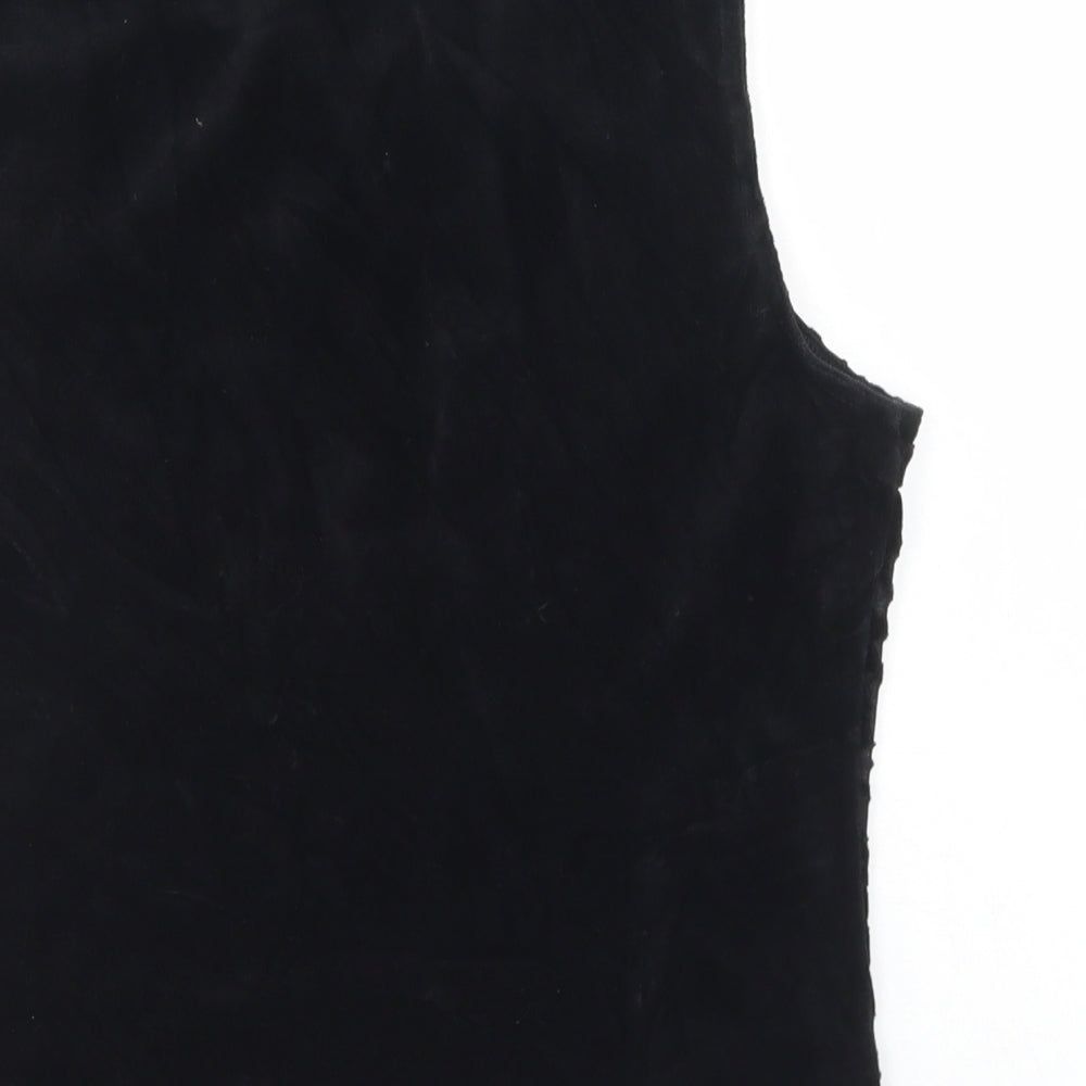 Womens UK Size 14 Marks and Spencer Black Cropped Tank