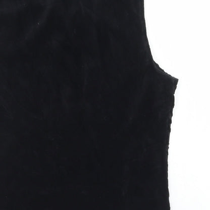 Womens UK Size 14 Marks and Spencer Black Cropped Tank