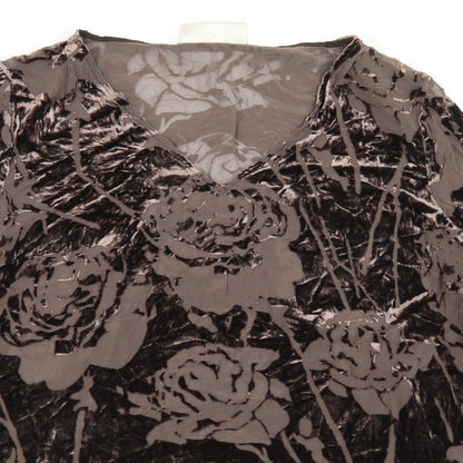 Womens UK Size 16 Ann Harvey Brown Basic Blouse