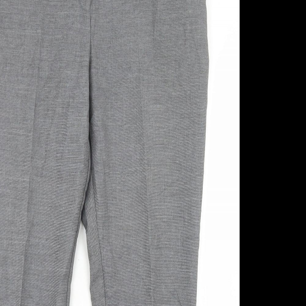 Womens UK Size 16 Atmosphere Regular Fit Dress Pants Grey Trousers