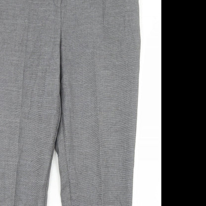 Womens UK Size 16 Atmosphere Regular Fit Dress Pants Grey Trousers