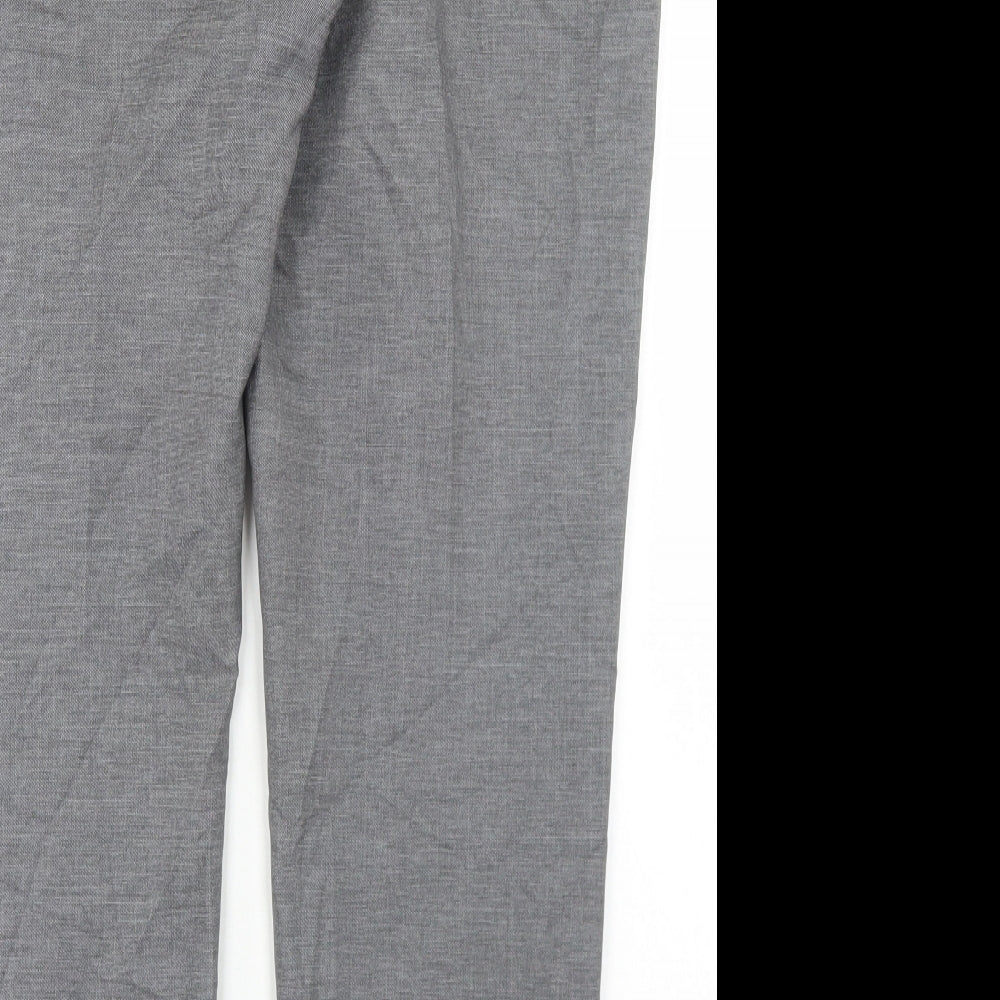 Womens UK Size 16 Atmosphere Regular Fit Dress Pants Grey Trousers