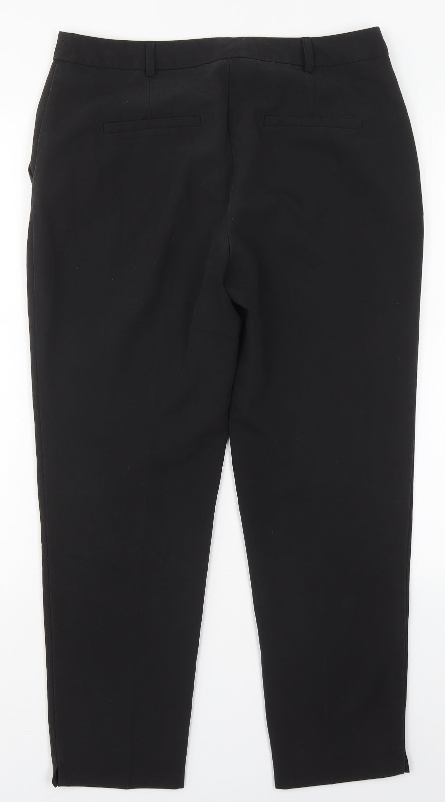 Womens UK Size 10 Dorothy Perkins Regular Fit  Black Trousers